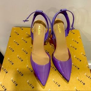 Aldo Glass Slipper - Purple/Lilac